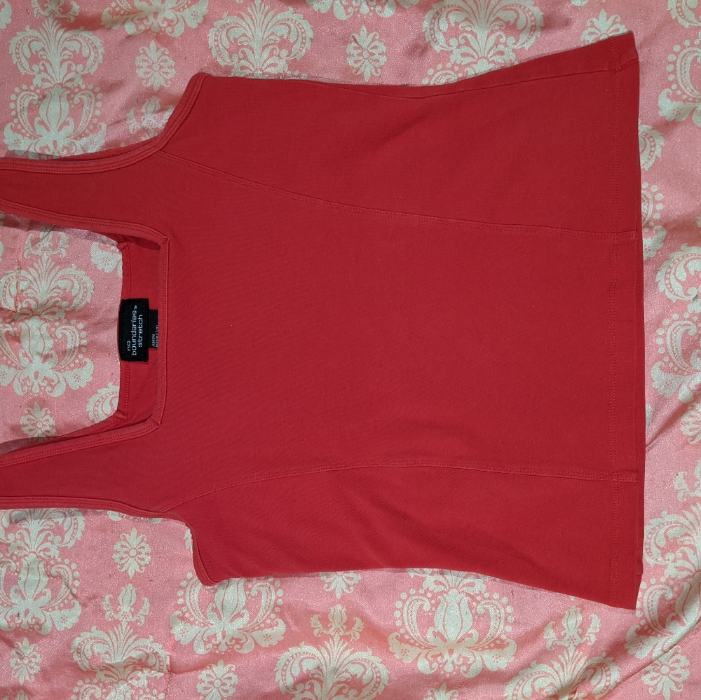 Vintage red square neck tank.